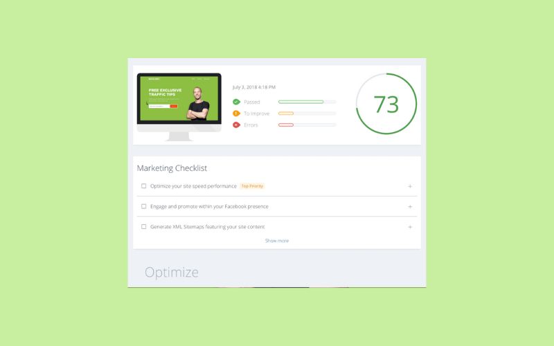 Woorank’s SEO & Website Analysis Tool