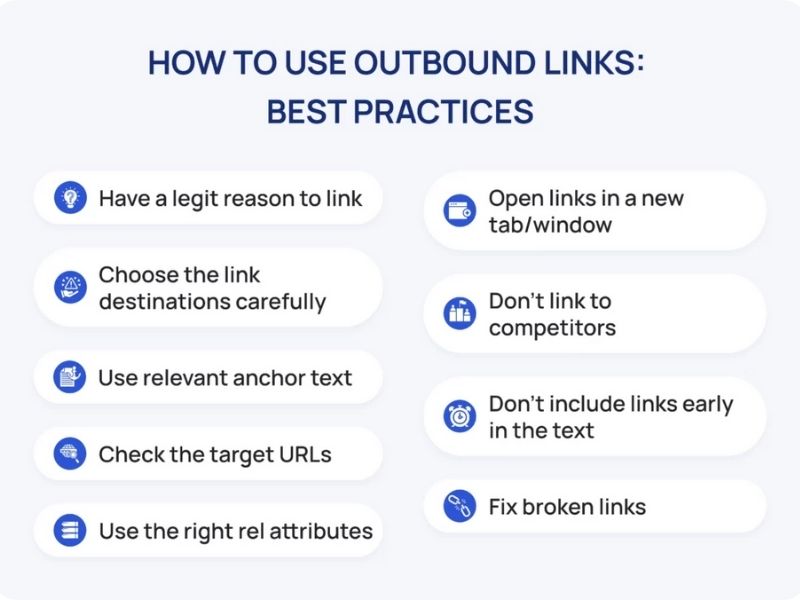 Best Practices for Using Outbound Links