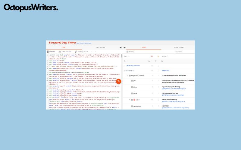 Structured Data Viewer