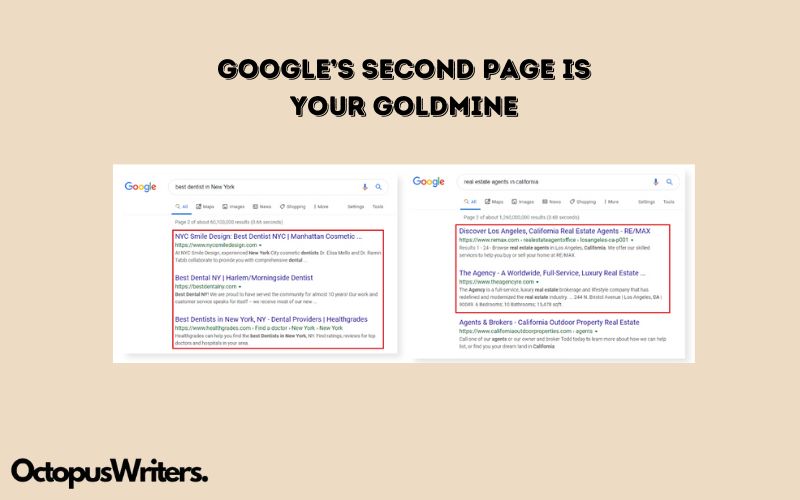 Day 6-8: Google’s Second Page is Your Goldmine