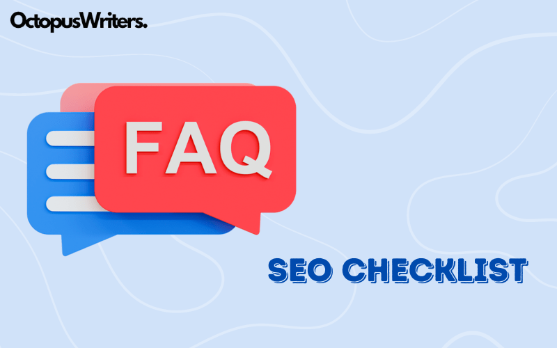 FAQs for SEO checklist